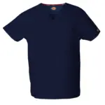 Uniseks tuniek met V-hals, navy — productfoto 13