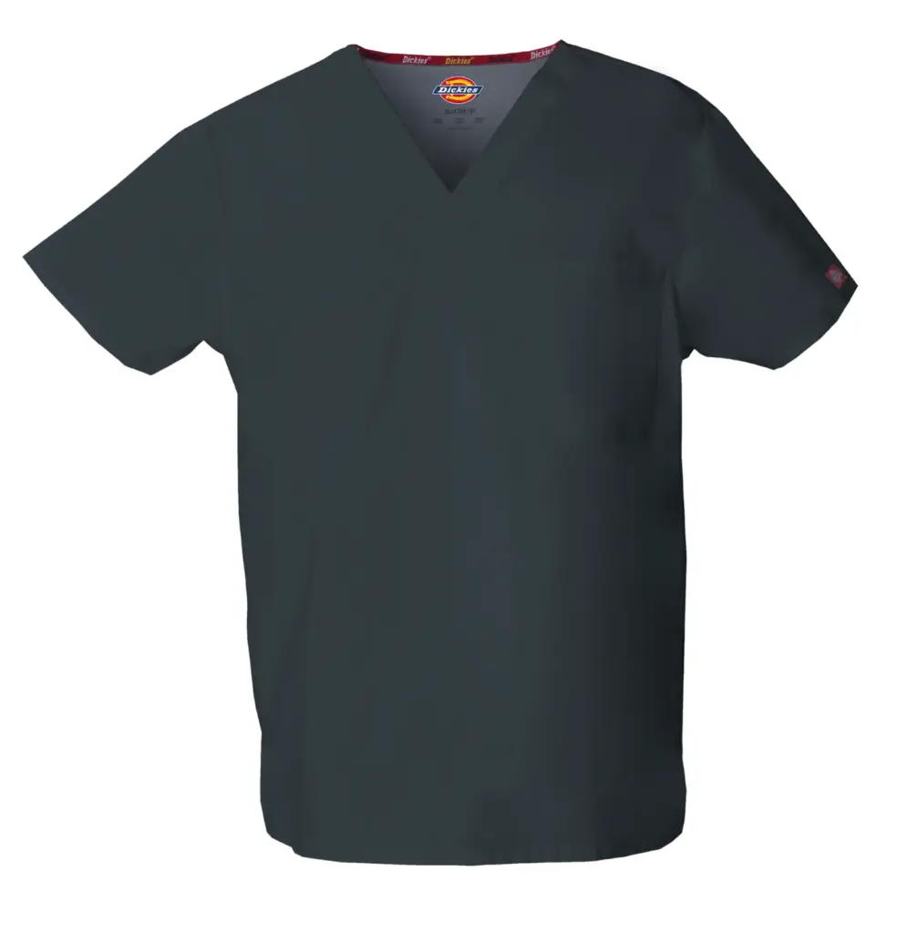 Uniseks tuniek met V-hals, pewter — productfoto 14
