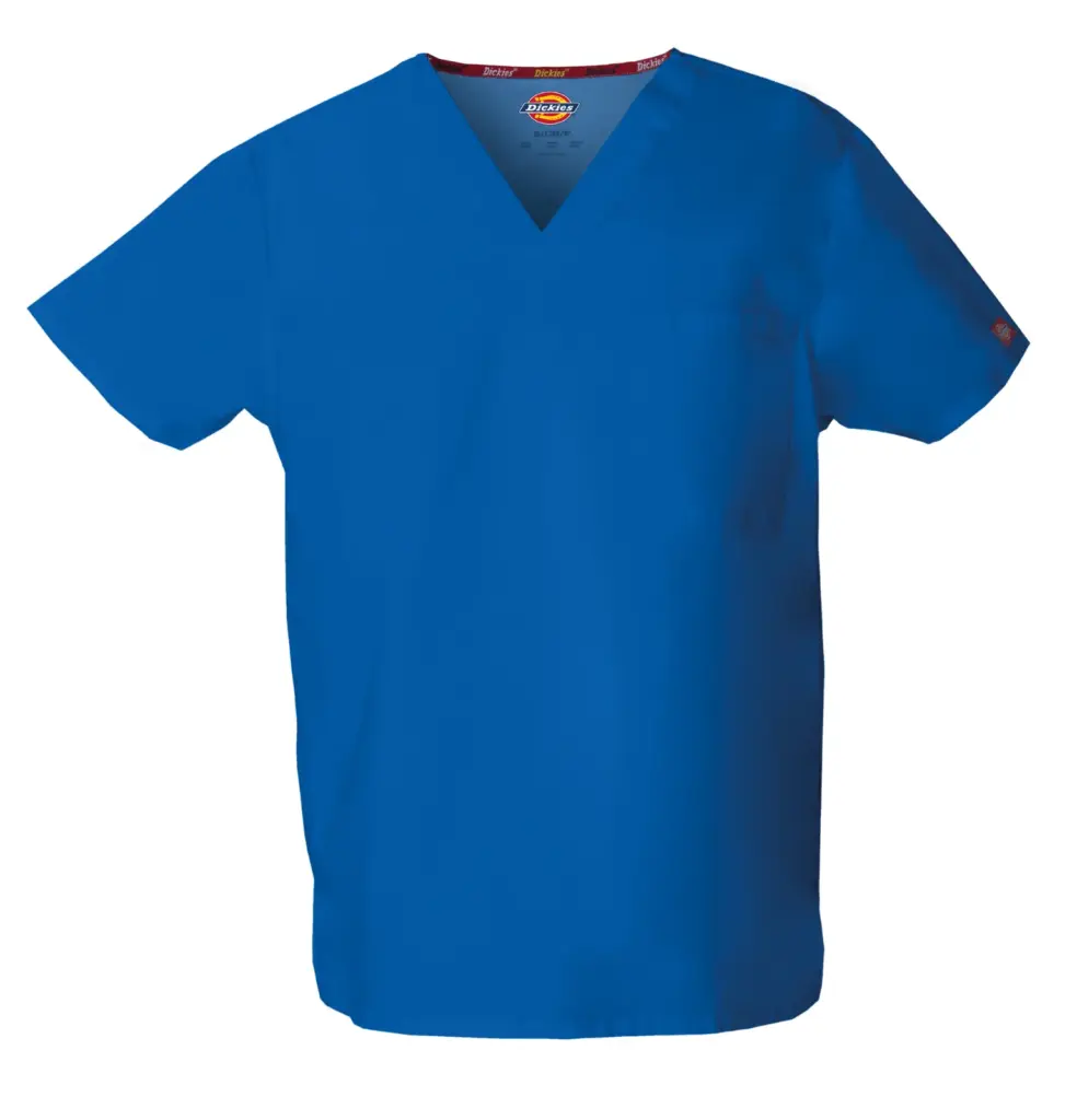 Uniseks tuniek met V-hals, royal — productfoto 15