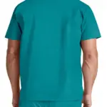 Uniseks tuniek met V-hals, teal blue — productfoto 17