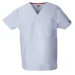 Uniseks tuniek met V-hals, white — productfoto 18