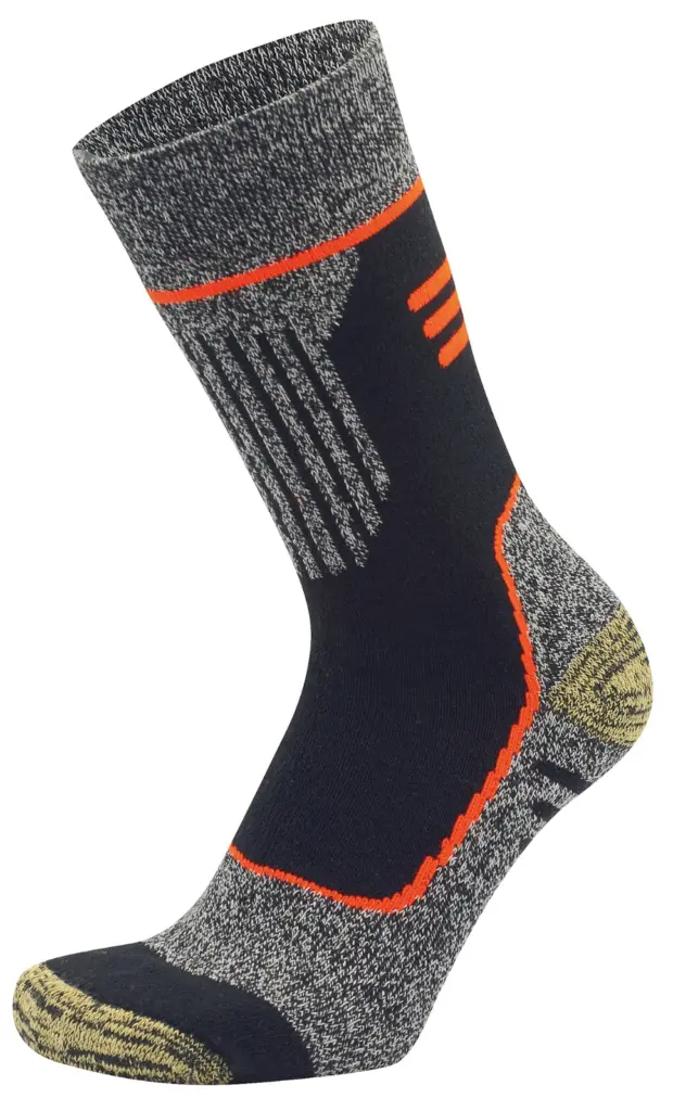 Set van 2 paar sokken lady, grey / green / grey / orange — productfoto 4