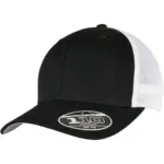 Tweekleurige pet met mesh, black/white — productfoto 4