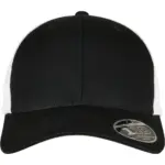Tweekleurige pet met mesh, black/white — productfoto 5