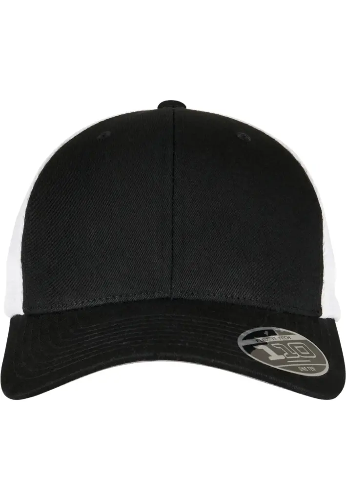 Tweekleurige pet met mesh, black/white — productfoto 5