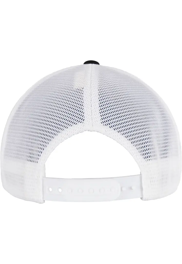 Tweekleurige pet met mesh, black/white — productfoto 6