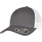 Tweekleurige pet met mesh, charcoal / white — productfoto 8