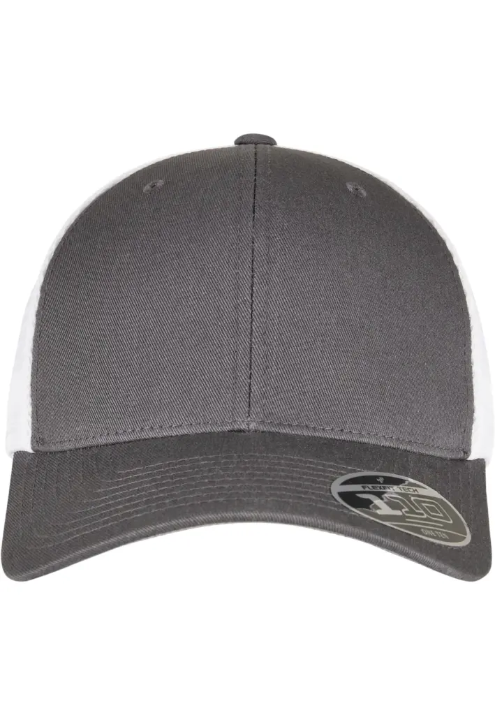 Tweekleurige pet met mesh, charcoal / white — productfoto 9