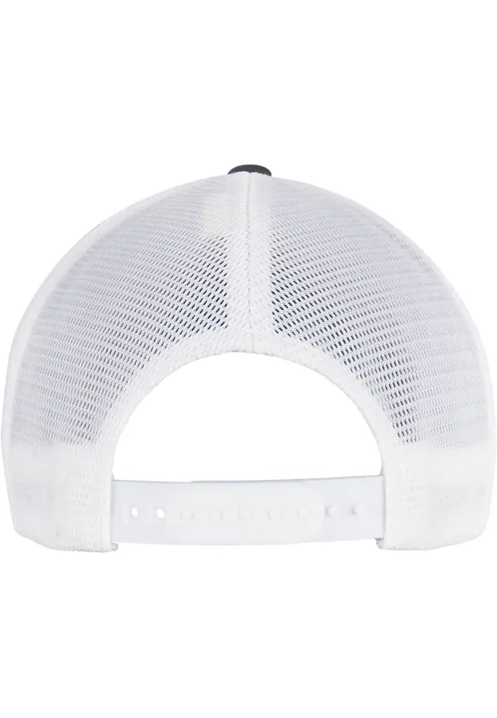 Tweekleurige pet met mesh, charcoal / white — productfoto 10