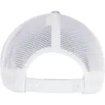 Tweekleurige pet met mesh, melange silver / white — productfoto 18