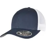Tweekleurige pet met mesh, navy / white — productfoto 20