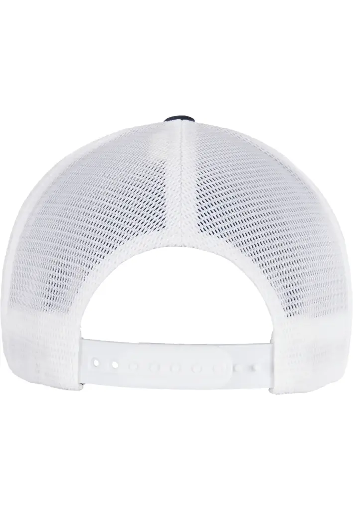 Tweekleurige pet met mesh, navy / white — productfoto 22