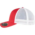 Tweekleurige pet met mesh, red / white — productfoto 23