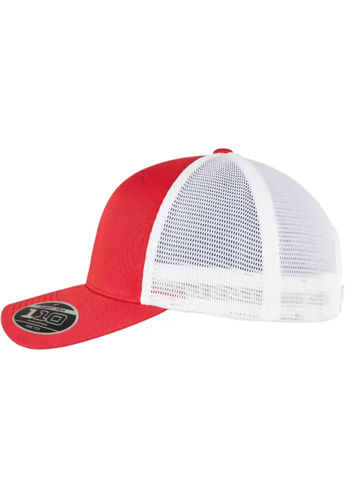 Tweekleurige pet met mesh, red / white — productfoto 23