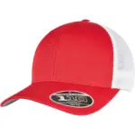 Tweekleurige pet met mesh, red / white — productfoto 24