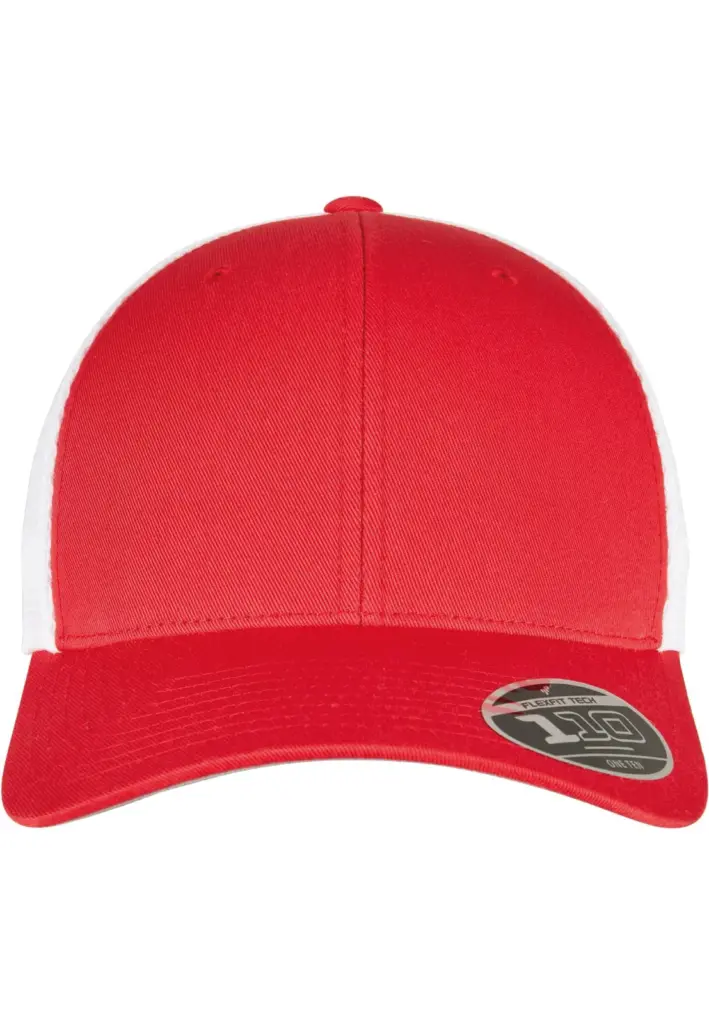 Tweekleurige pet met mesh, red / white — productfoto 25