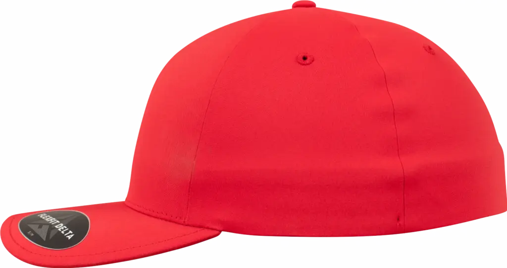 PS_FL180-S_RED - Hidalgo-werbeartikel Pet Flexfit Delta — productfoto 30
