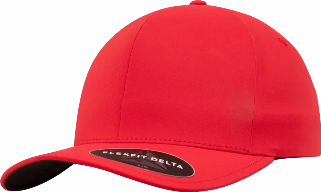PS_FL180-FS_RED - Hidalgo-werbeartikel Pet Flexfit Delta — productfoto 31
