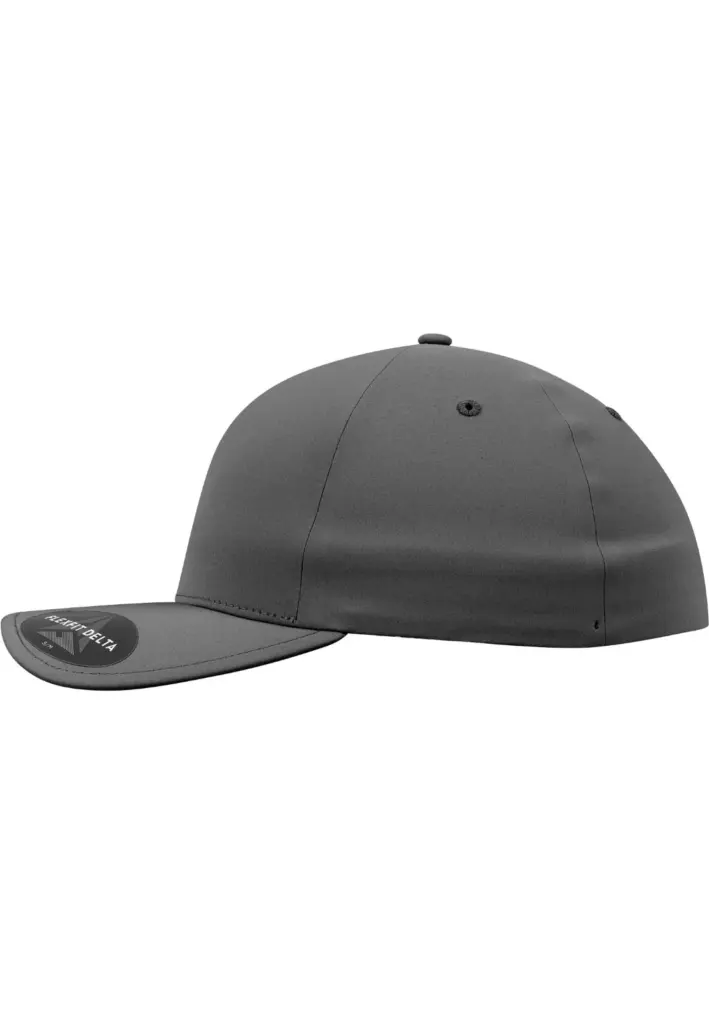PS_FL180-S_DARKGREY - Hidalgo-werbeartikel Pet Flexfit Delta, dark grey — productfoto 6