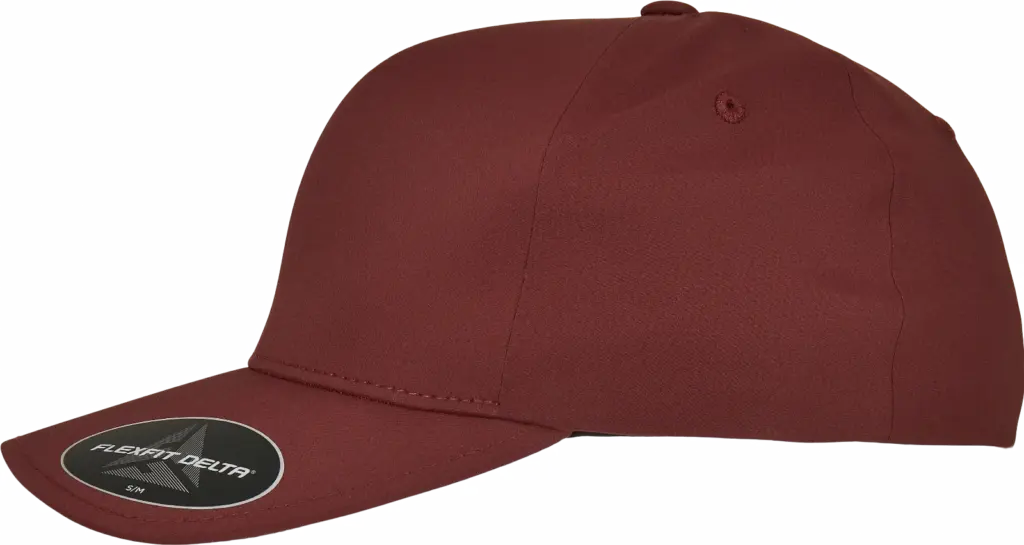 PS_FL180-S_MAROON - Hidalgo-werbeartikel Pet Flexfit Delta, maroon — productfoto 13