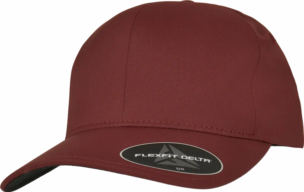 PS_FL180-FS_MAROON - Hidalgo-werbeartikel Pet Flexfit Delta, maroon — productfoto 14