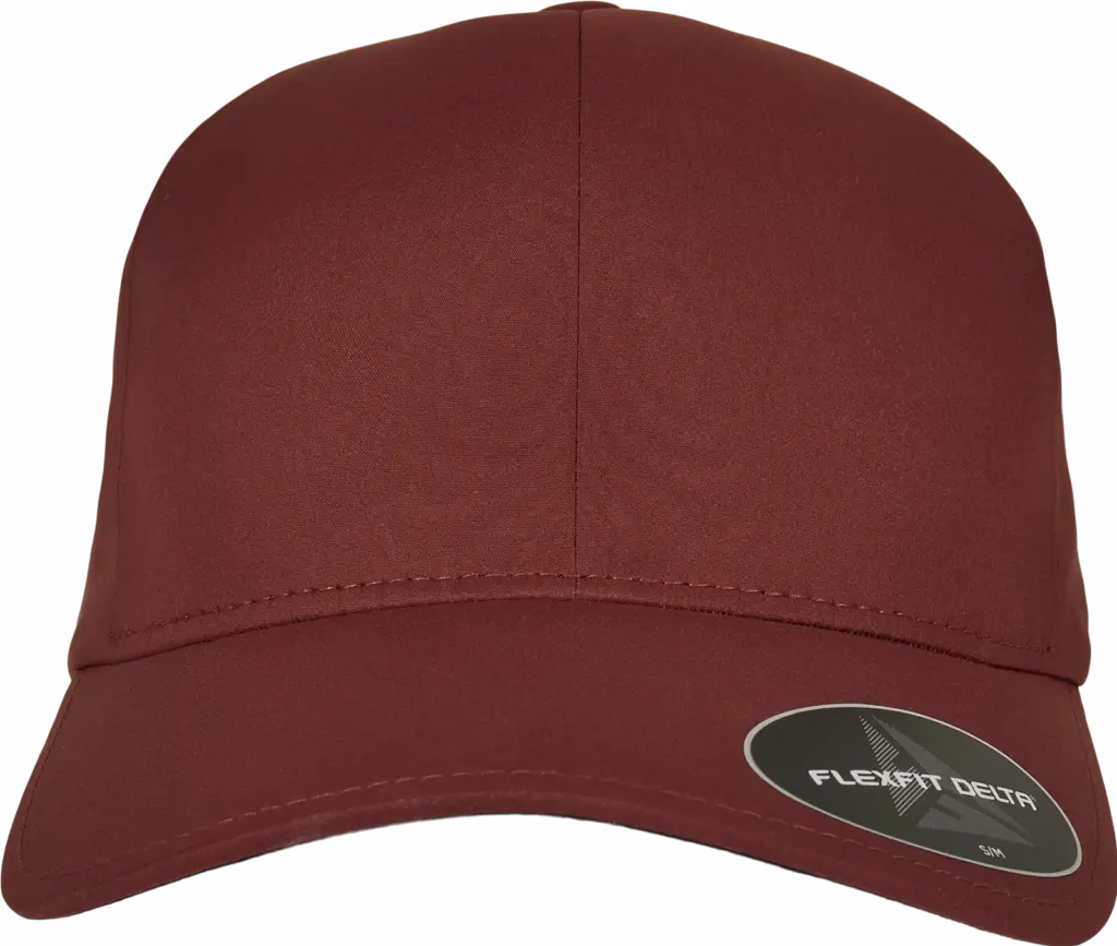 PS_FL180-FC_MAROON - Hidalgo-werbeartikel Pet Flexfit Delta, maroon — productfoto 15