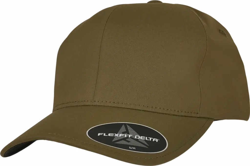 PS_FL180-FS_OLIVE - Hidalgo-werbeartikel Pet Flexfit Delta, olive — productfoto 22