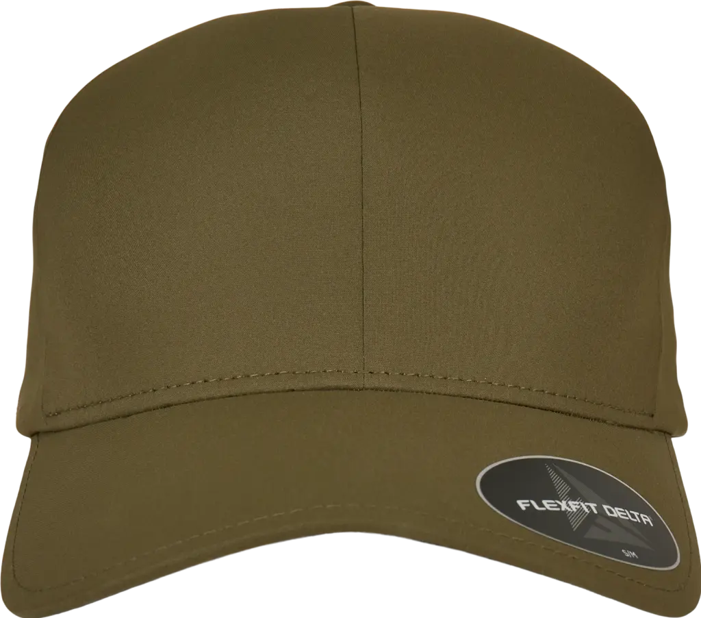 PS_FL180-FC_OLIVE - Hidalgo-werbeartikel Pet Flexfit Delta, olive — productfoto 23