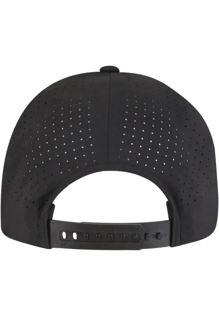 PS_FL180AP-B_BLACK - Hidalgo-werbeartikel Pet Delta Snapback, black — productfoto 4