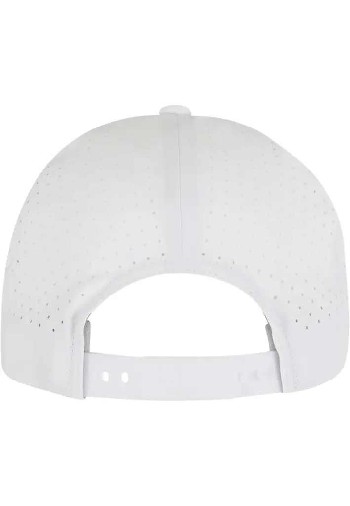 PS_FL180AP-B_WHITE - Hidalgo-werbeartikel Pet Delta Snapback, white — productfoto 7