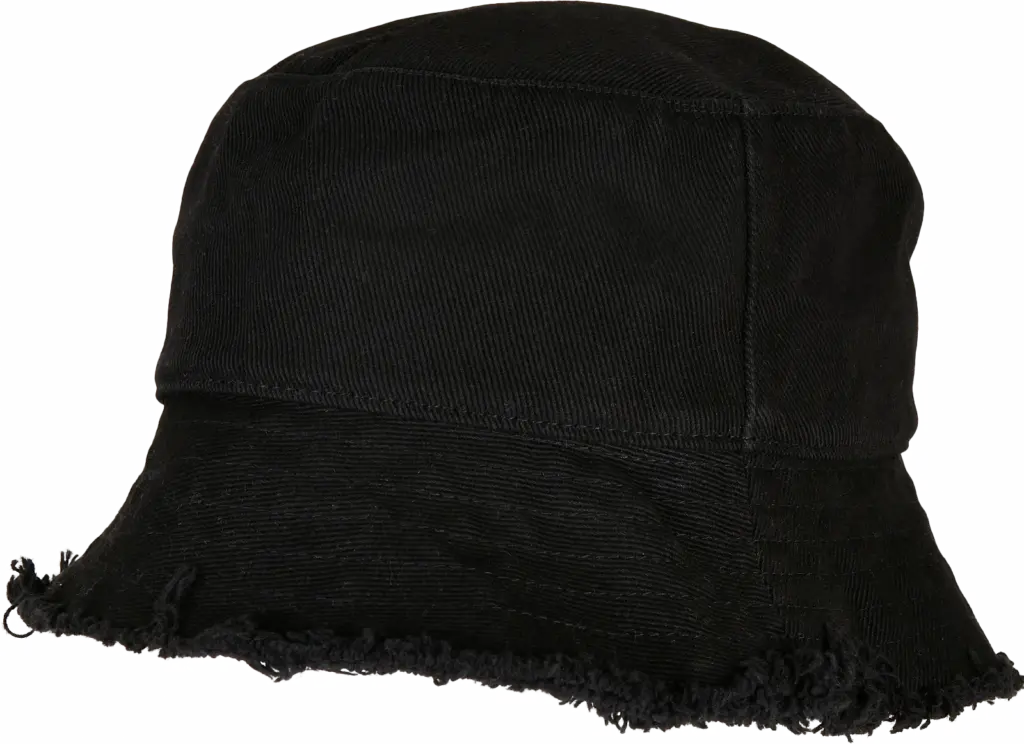 Bob met rafelrand, black — productfoto 2