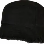 Bob met rafelrand, black — productfoto 2