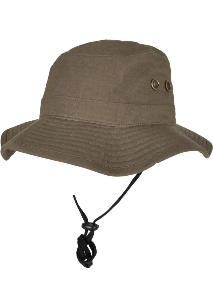 PS_FL5004AH-FS_DARKOLIVE - Hidalgo-werbeartikel Hoed Angler, dark olive — productfoto 5