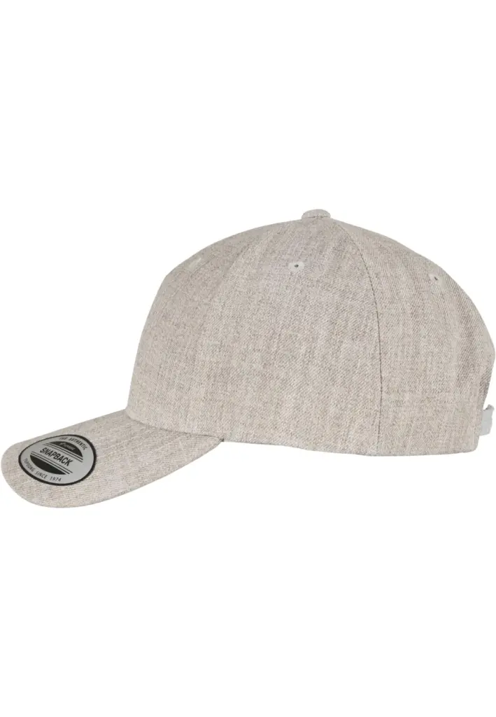 Classic premium snapbackpet, heather grey — productfoto 10