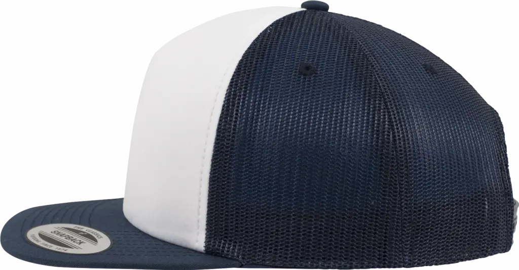 Truckerpet van schuimrubber, navy / white / navy — productfoto 9