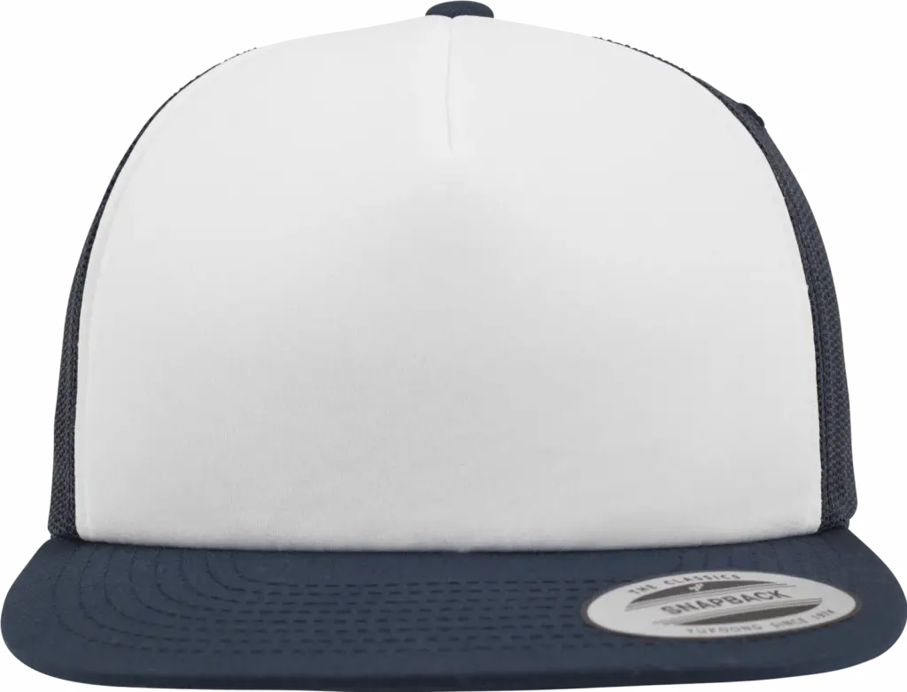 Truckerpet van schuimrubber, navy / white / navy — productfoto 12