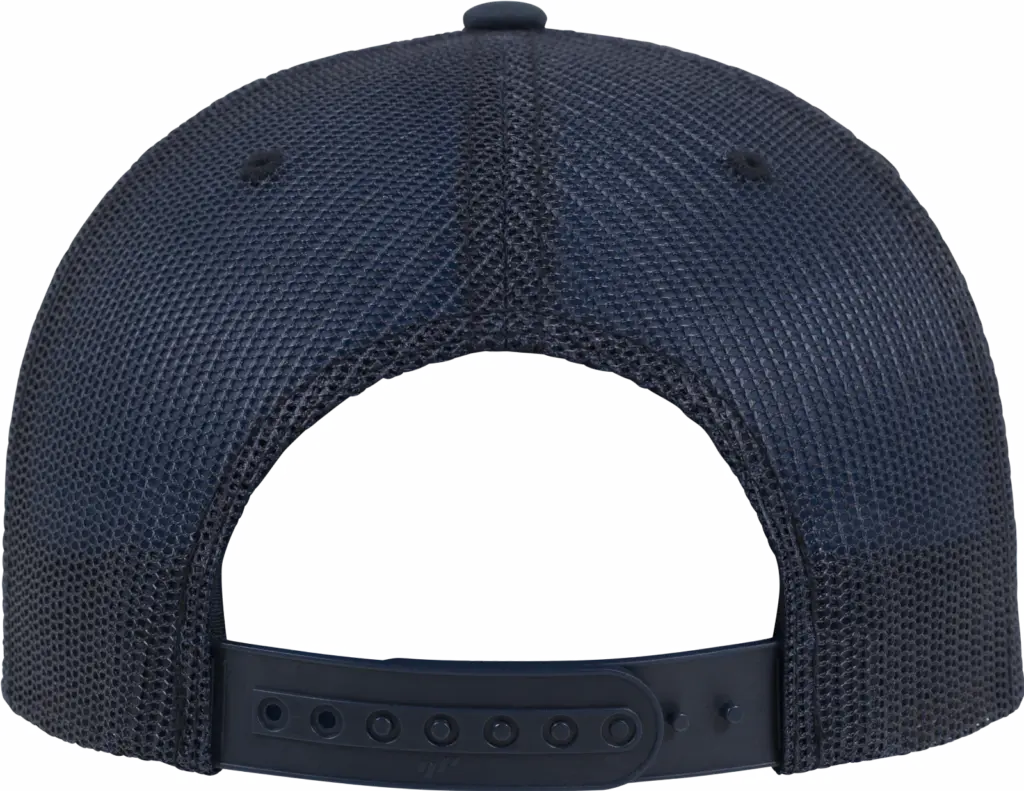 Truckerpet van schuimrubber, navy / white / navy — productfoto 13