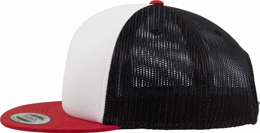 Truckerpet van schuimrubber, red / white / black — productfoto 14