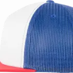 Truckerpet van schuimrubber, red / white / royal — productfoto 19