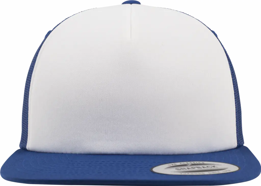 Truckerpet van schuimrubber, royal / white / royal — productfoto 27