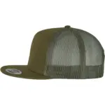 Klassieke truckerpet, moosgreen — productfoto 13