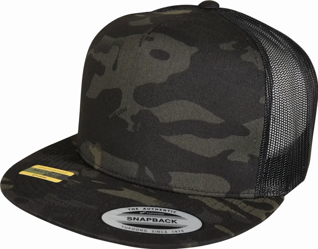 Multicam truckerpet, black — productfoto 3