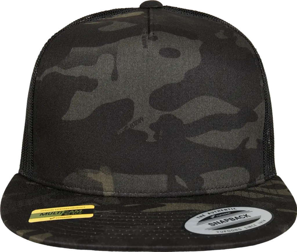 Multicam truckerpet, black — productfoto 5
