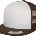 Klassieke truckerpet, brown / white / brown — productfoto 9