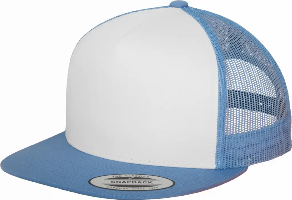 Klassieke truckerpet, c blue / white / c blue — productfoto 14
