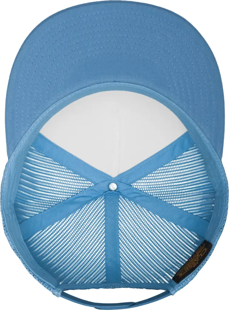 Klassieke truckerpet, c blue / white / c blue — productfoto 15