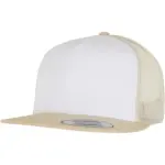Klassieke truckerpet, gold / white / beige — productfoto 18
