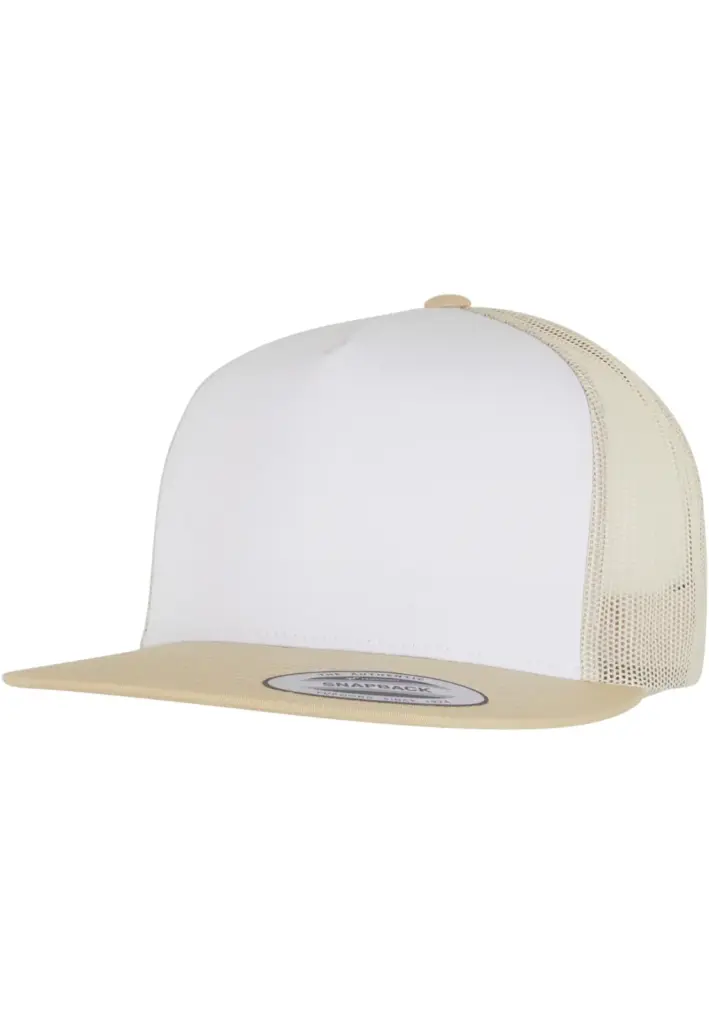 Klassieke truckerpet, gold / white / beige — productfoto 18