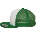 Klassieke truckerpet, kelly / white — productfoto 21