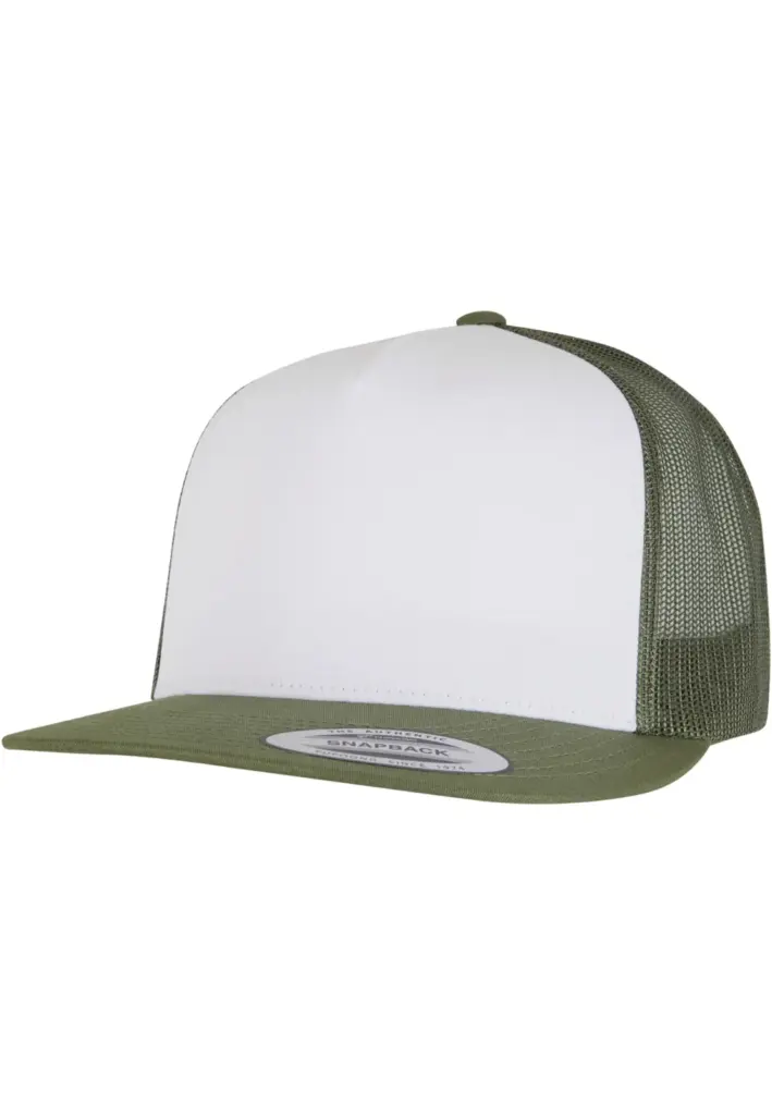 Klassieke truckerpet, olive / white / loden — productfoto 30